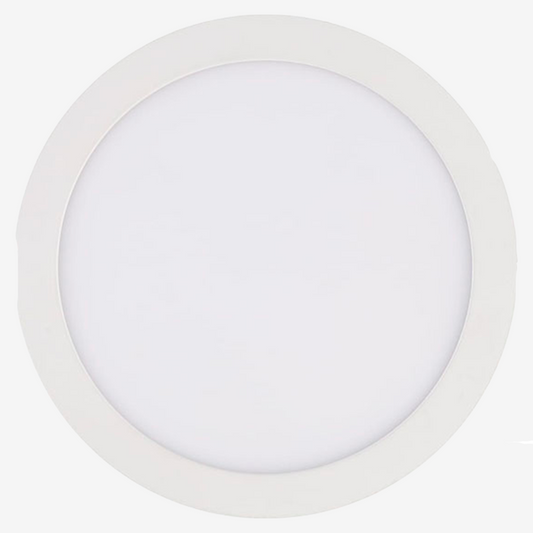 Pack x10 Panel LED Sobrepuesto Redondo 18W - Luz Fría (6500K) | Kivolt