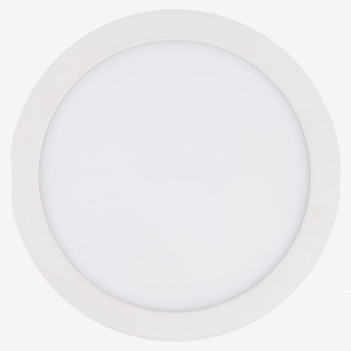 Pack x10 Panel LED Sobrepuesto Redondo 18W - Luz Fría (6500K) | Kivolt